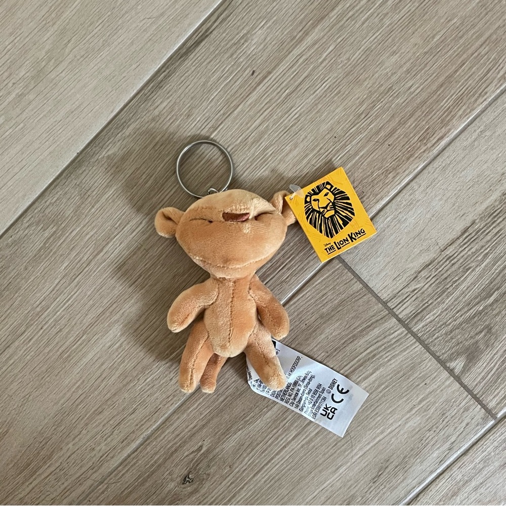 NWT Broadway Disney Lion King Plush Keychain